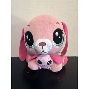 Littlest Pet Shop Pink Dog Plush Pillow Pet Hasbro LPS‎ Stuffed Animal